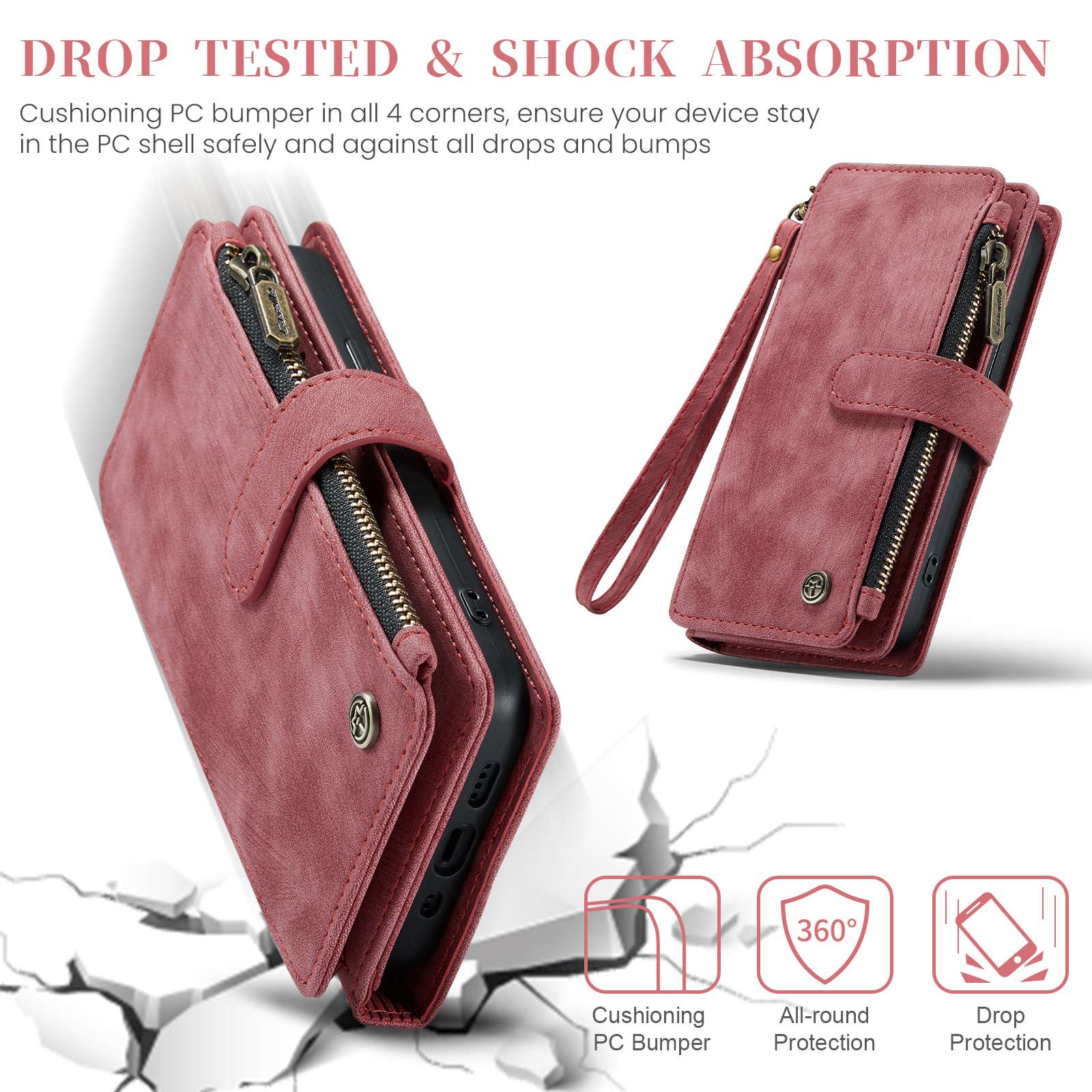 iPhone Wallet Case for iPhone with Strap - Image 4