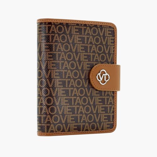 Passport Holder Wallet Bag with AirTag Holder, Card Slots and Passport Solt Ticket Cash Solt, Photo Solt Sim Card Pen Slot