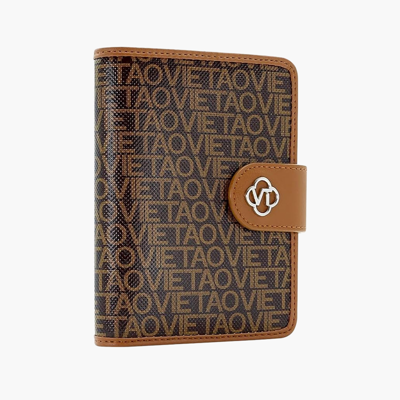 Passport Holder Wallet Bag with AirTag Holder, Card Slots and Passport Solt Ticket Cash Solt, Photo Solt Sim Card Pen Slot