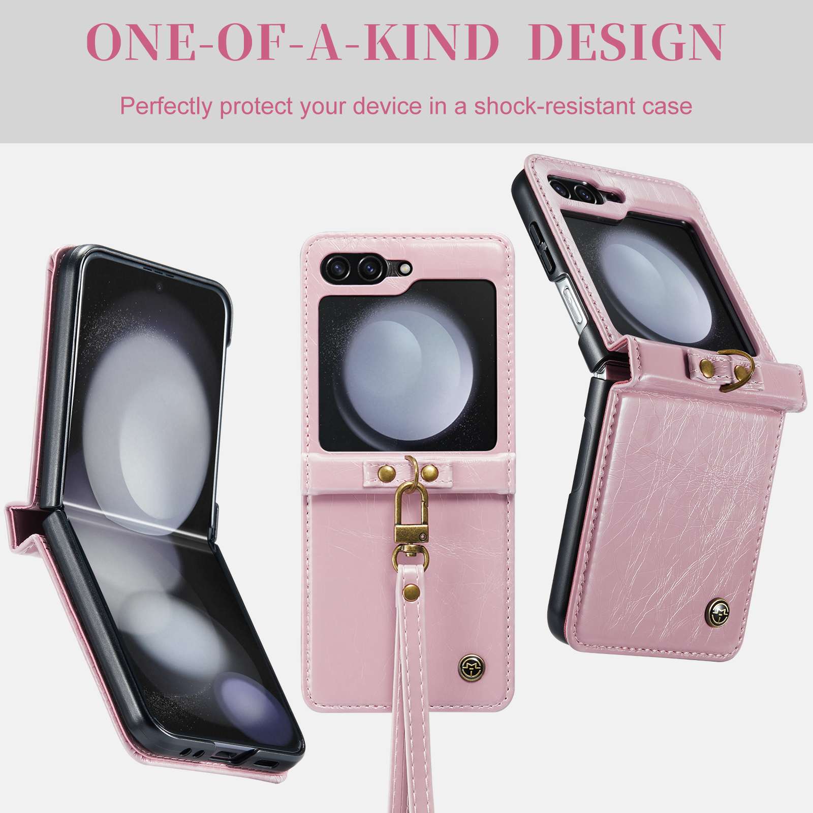 Z Flip 5 Ring Case with Strap - Image 5