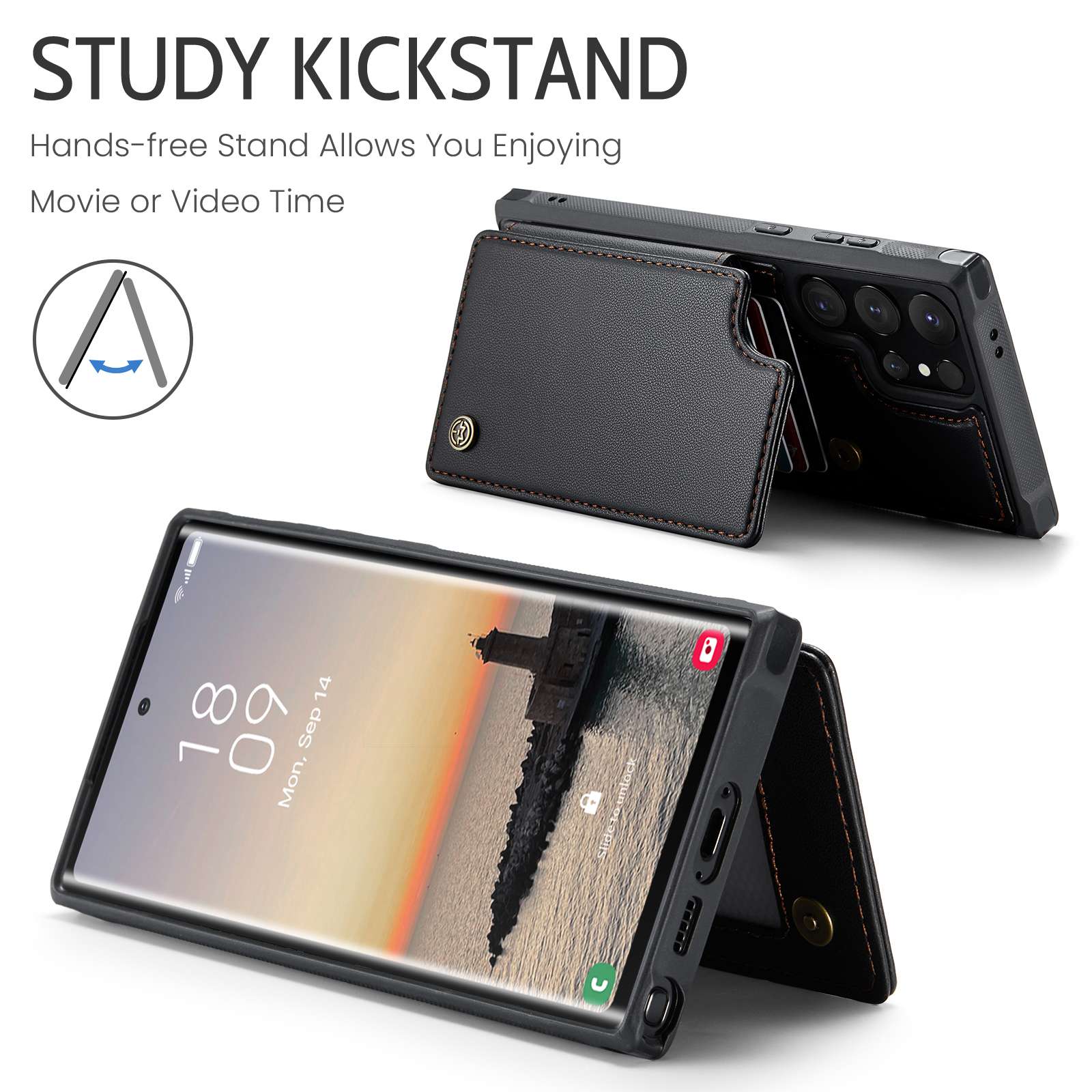 Phone Case with 5 Card Holders for Galaxy S, Note And A Series - Image 7