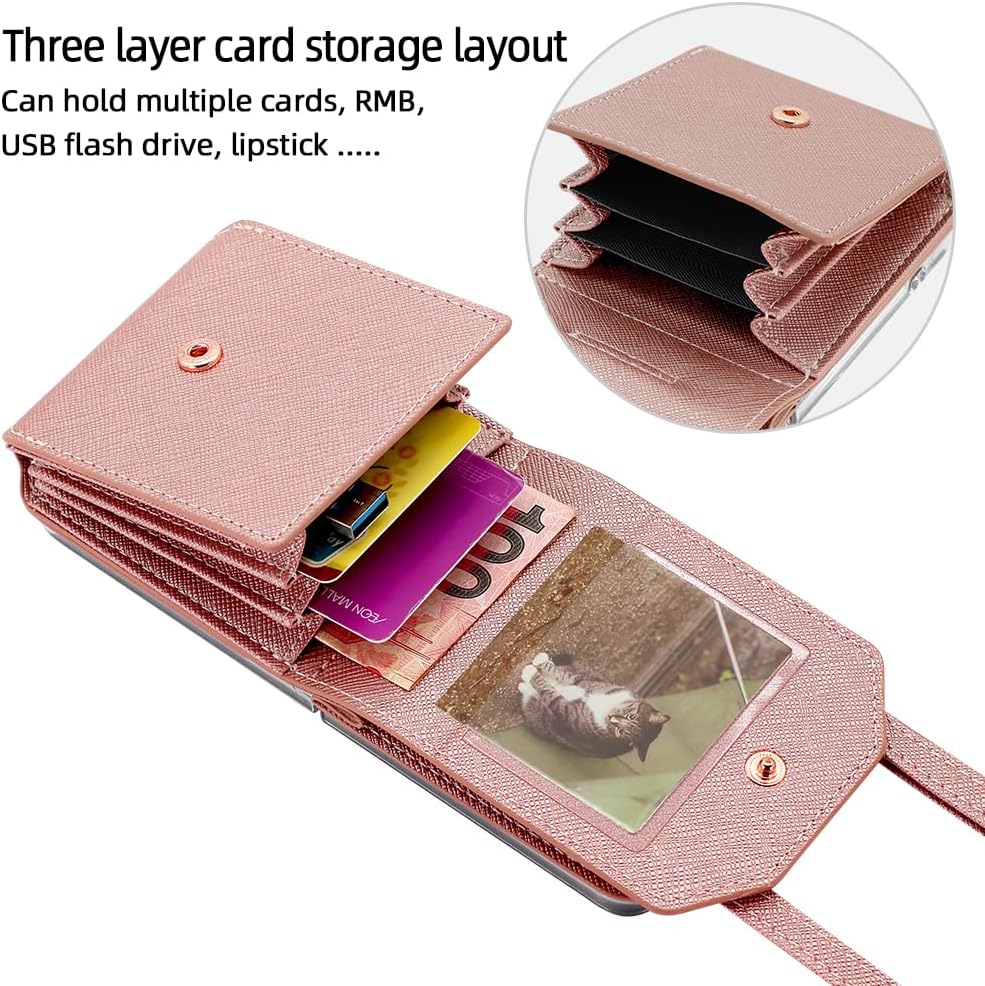 Samsung Galaxy Z Flip 7 Accordion Crossbody Wallet Case, Card Slots Large Capacity, Photo Window, Stylish and Versatile Accessory - Image 2