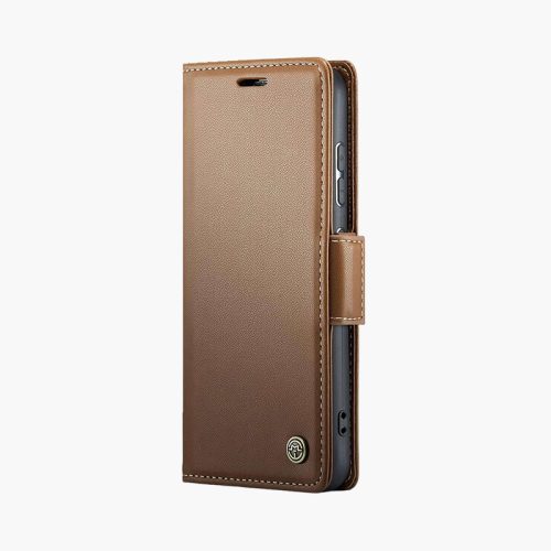 iPhone 17 Series Wallet Case, RFID Blocking with Kickstand 3 Credit Card Slot and Cash Slot Magnetic Closure Wireless Charging Slim PU Leather Protective Cover