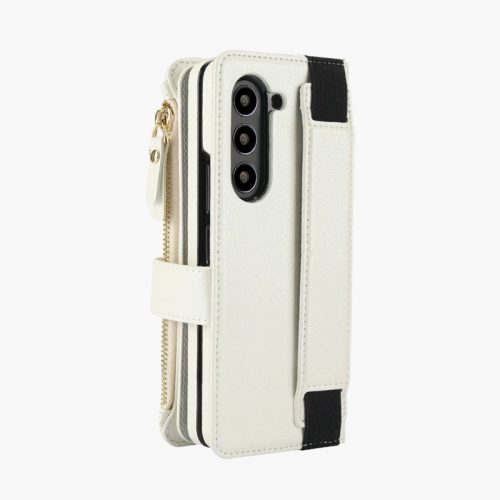Z Fold 3/4/5/6/7 Wallet Case with Magnetic Clasp Kickstand