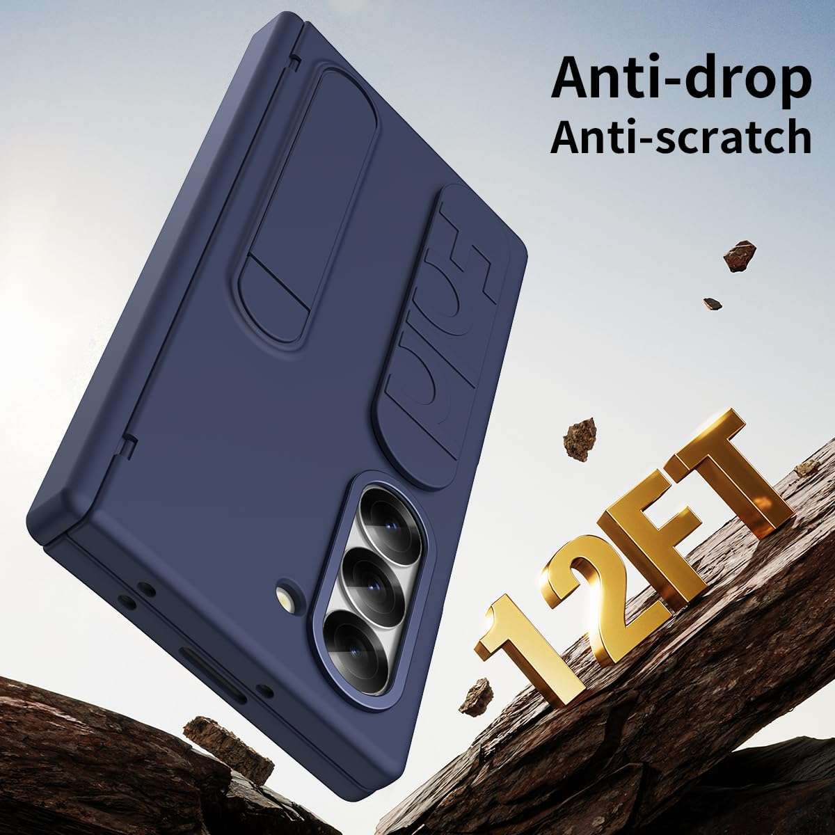 Official Samsung Z Fold 7 Case with Hinge Protection and S Pen Slots - Image 7