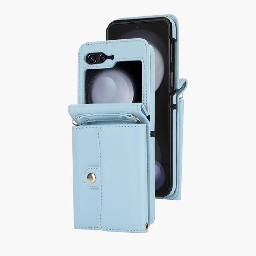 Z Flip 7/6/5 Case with Card Holders & Strap