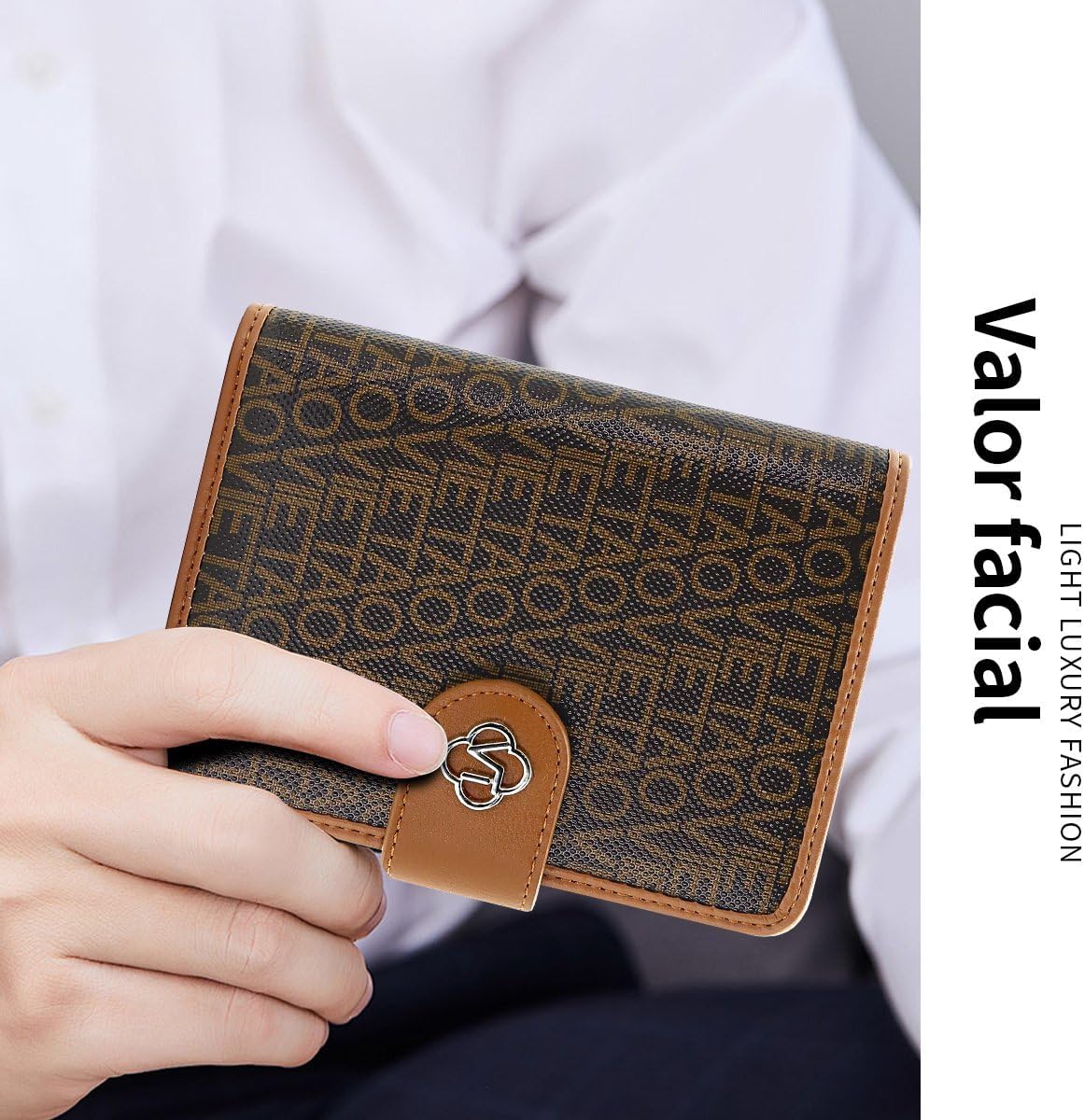 Passport Holder Wallet Bag with AirTag Holder, Card Slots and Passport Solt Ticket Cash Solt, Photo Solt Sim Card Pen Slot - Image 9