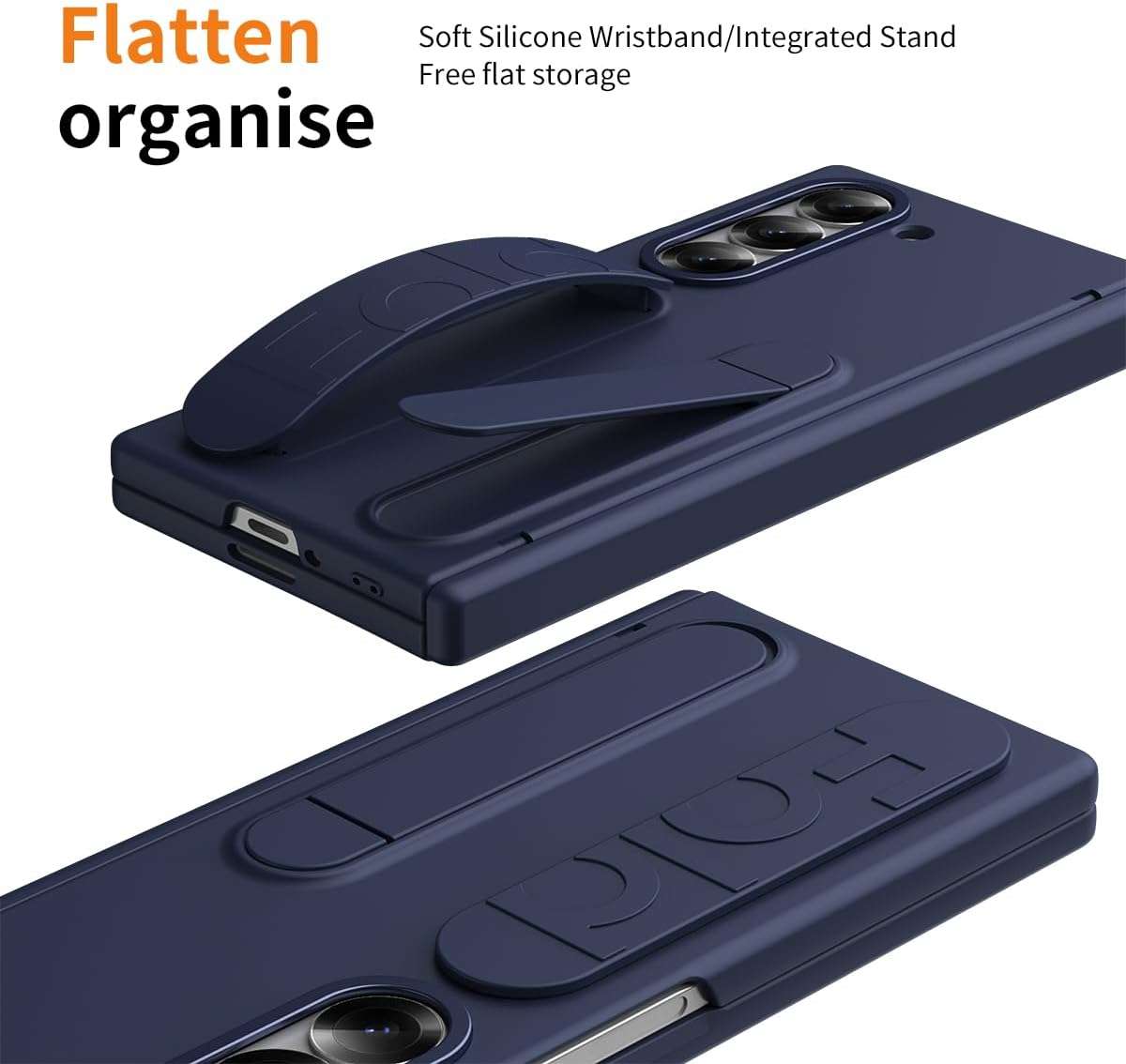 Official Samsung Z Fold 7 Case with Hinge Protection and S Pen Slots - Image 3