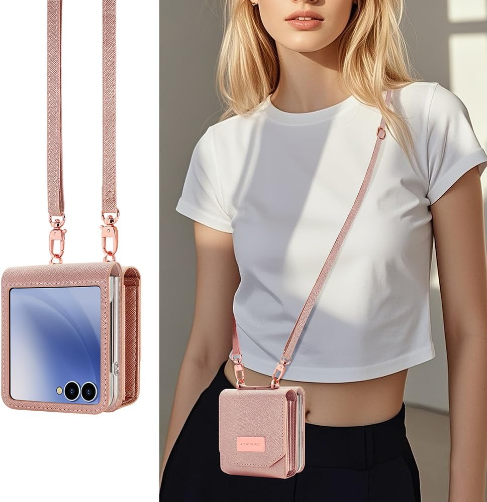 Samsung Galaxy Z Flip 7 Accordion Crossbody Wallet Case, Card Slots Large Capacity, Photo Window, Stylish and Versatile Accessory - Image 6